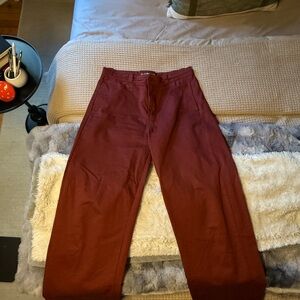 Urban Outfitters Deep Red Chinos
